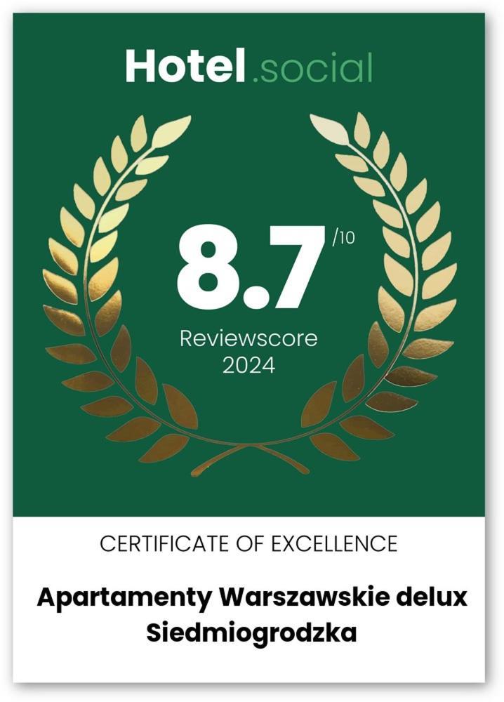 Apartamenty Warszawskie Delux Siedmiogrodzka Varsovie Extérieur photo